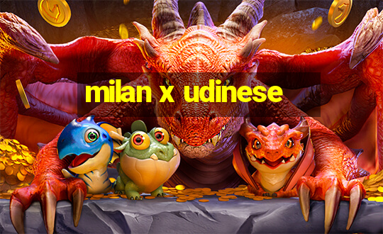 milan x udinese