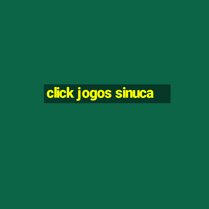 click jogos sinuca