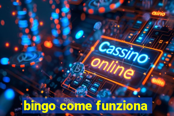 bingo come funziona