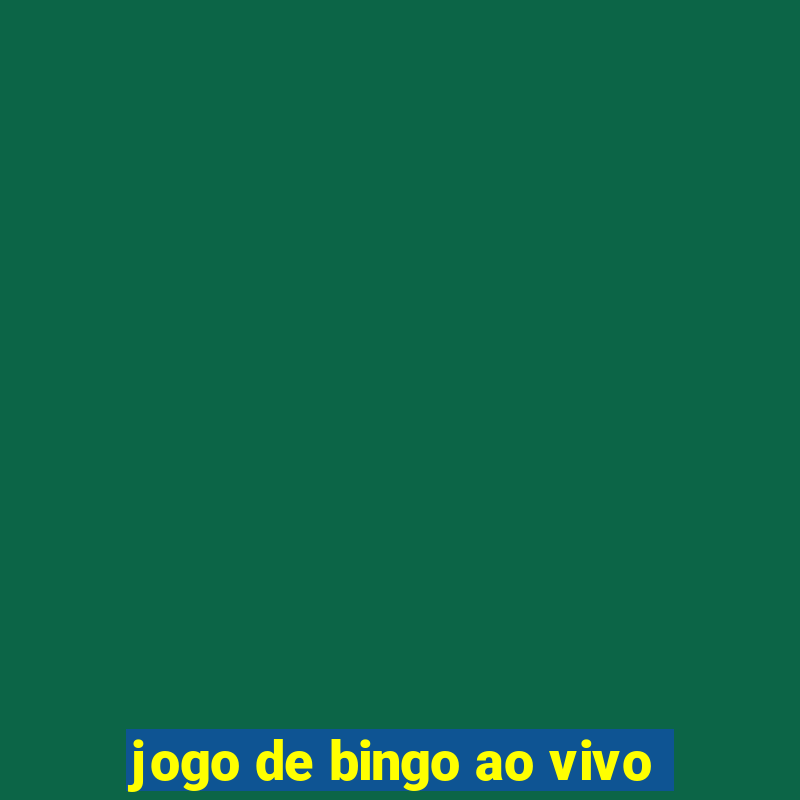 jogo de bingo ao vivo