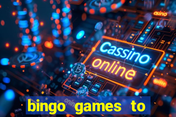 bingo games to play for free