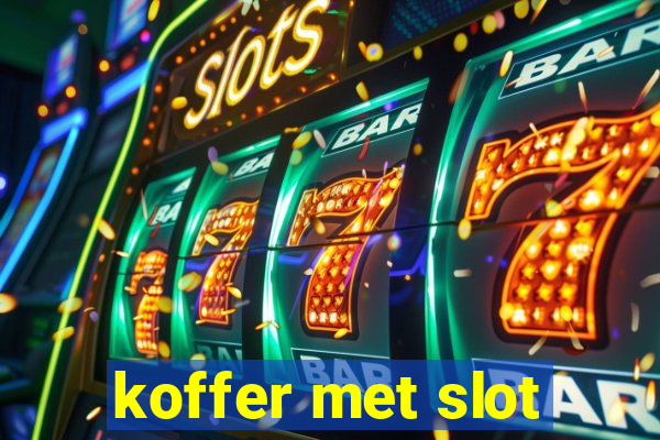 koffer met slot