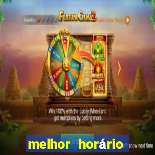 melhor horário para jogar fortune ox hoje