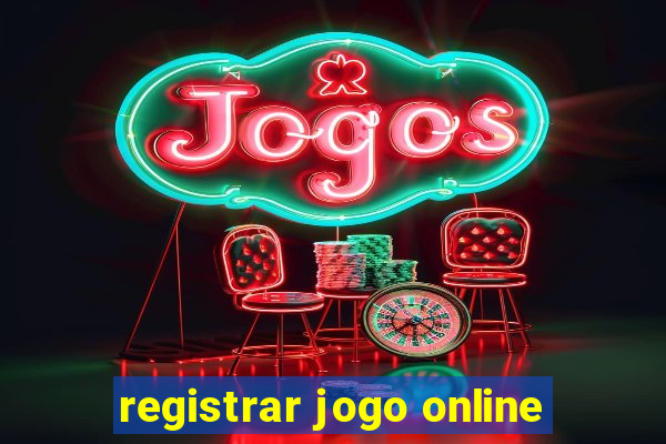 registrar jogo online