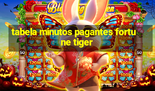 tabela minutos pagantes fortune tiger