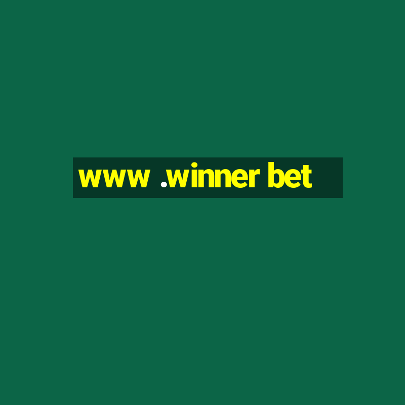 www .winner bet