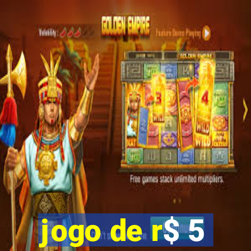 jogo de r$ 5