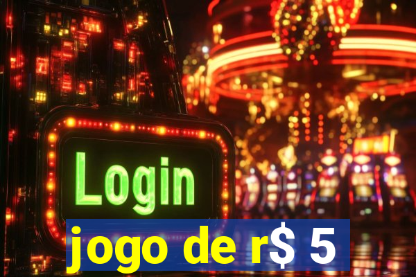 jogo de r$ 5