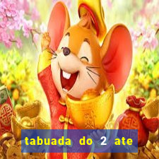 tabuada do 2 ate o 5