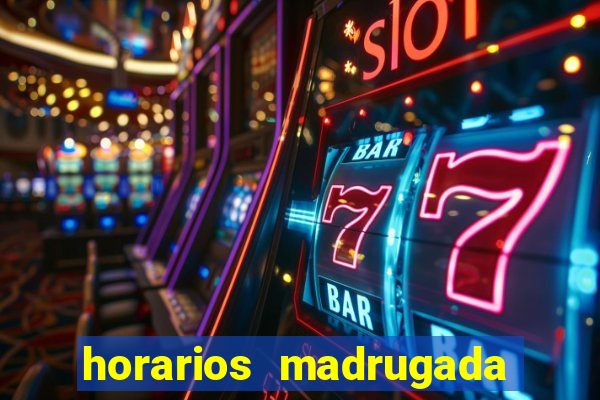 horarios madrugada fortune tiger