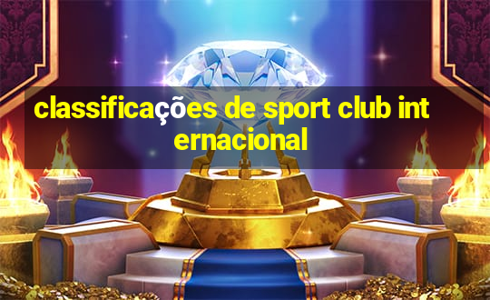 classificações de sport club internacional