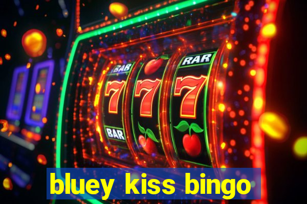 bluey kiss bingo