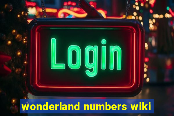 wonderland numbers wiki