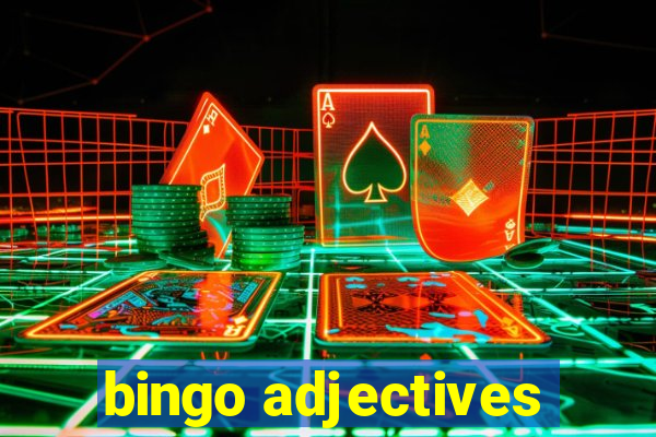 bingo adjectives