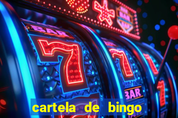 cartela de bingo da noiva para imprimir