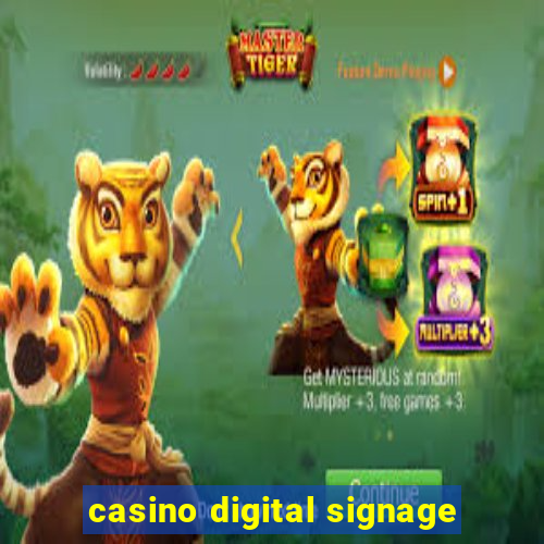 casino digital signage