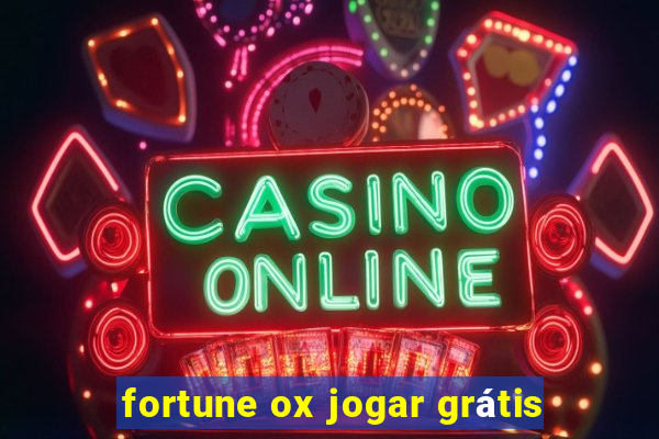 fortune ox jogar grátis