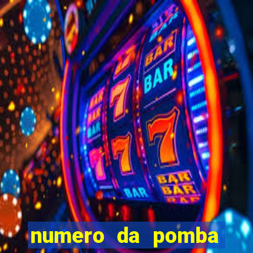 numero da pomba jogo do bicho