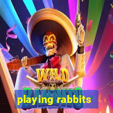 playing rabbits