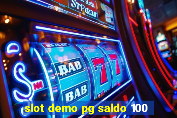 slot demo pg saldo 100