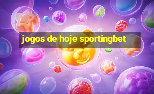 jogos de hoje sportingbet