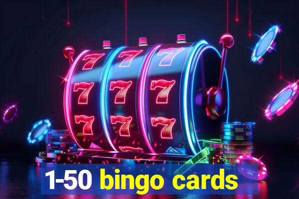 1-50 bingo cards