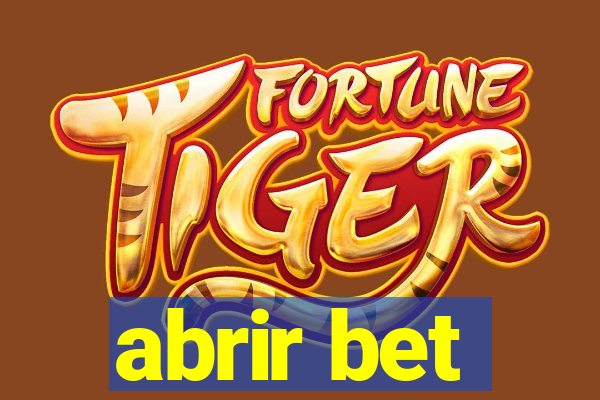 abrir bet