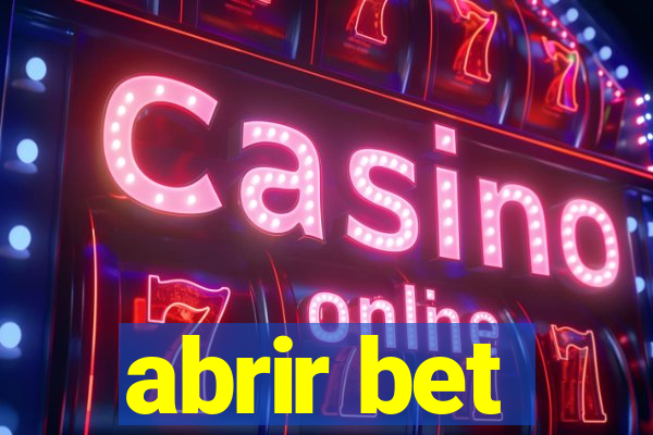 abrir bet