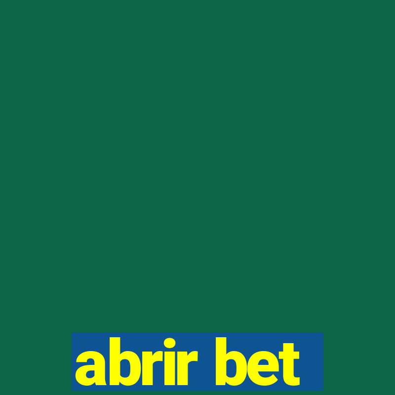 abrir bet