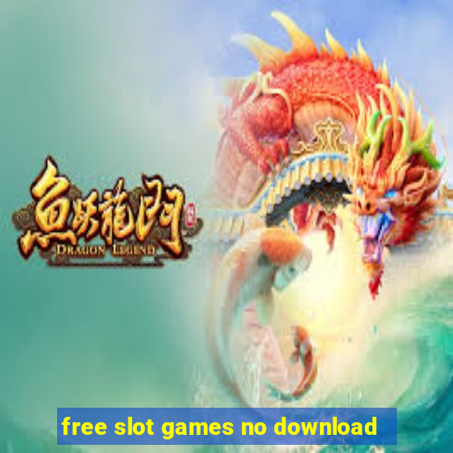 free slot games no download