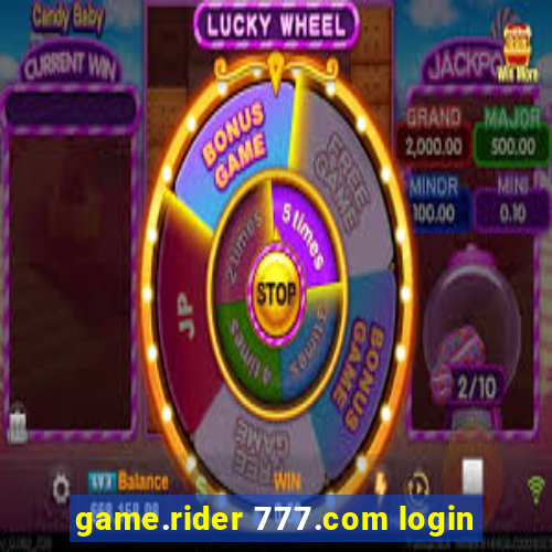 game.rider 777.com login