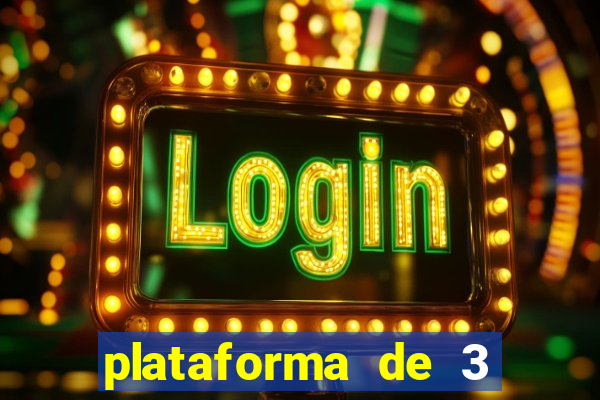 plataforma de 3 reais slots