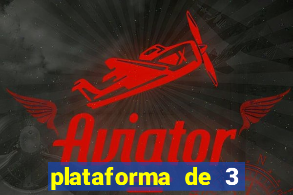 plataforma de 3 reais slots