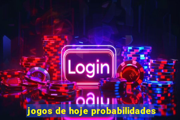 jogos de hoje probabilidades