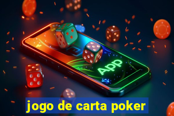 jogo de carta poker