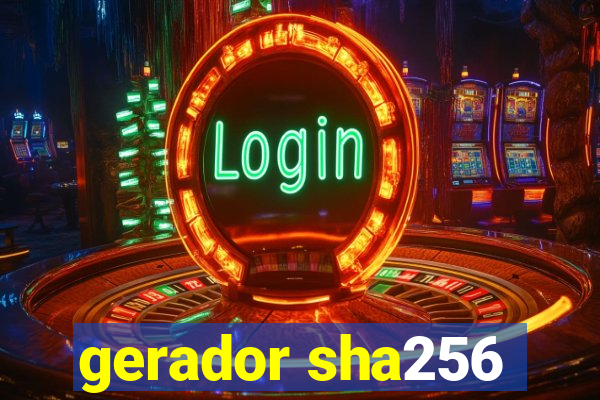 gerador sha256