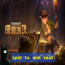 spin to win real cash game