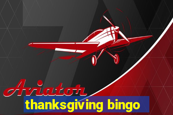 thanksgiving bingo