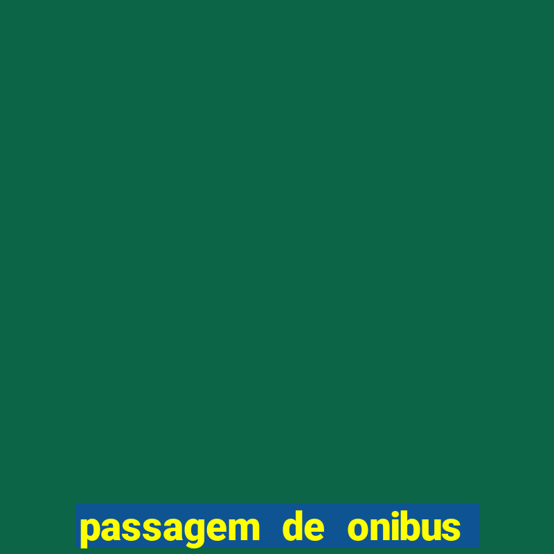 passagem de onibus para itabuna