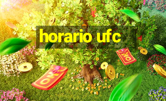 horario ufc