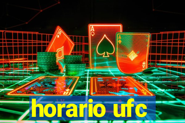 horario ufc