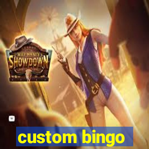 custom bingo