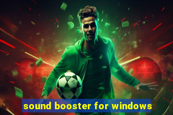 sound booster for windows