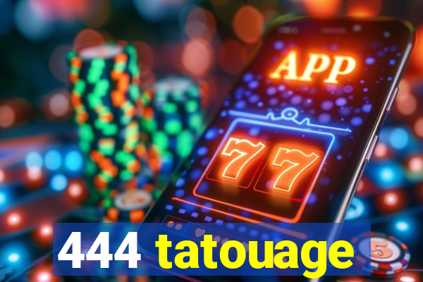 444 tatouage