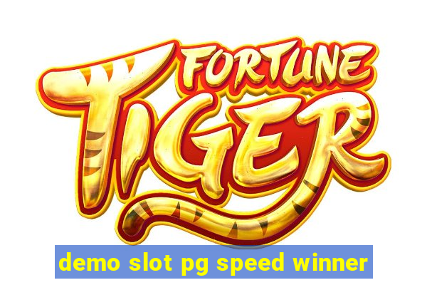 demo slot pg speed winner