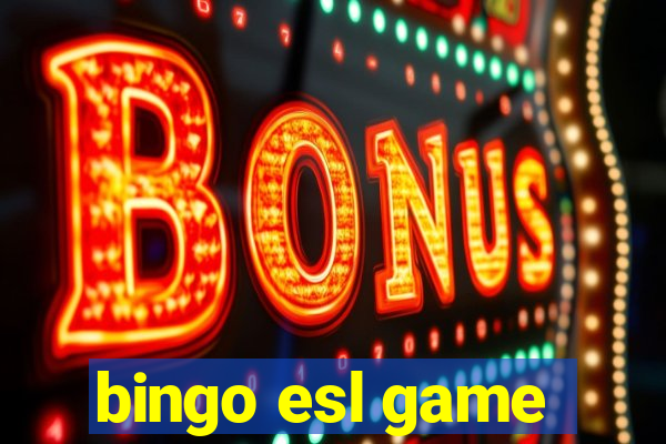 bingo esl game