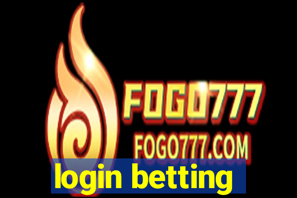 login betting