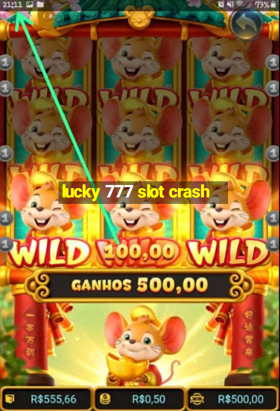 lucky 777 slot crash