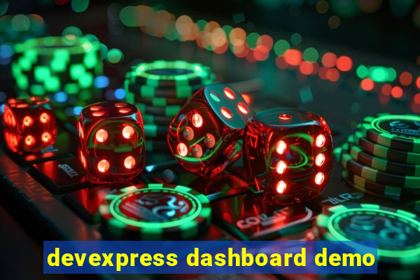 devexpress dashboard demo