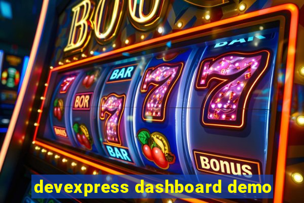 devexpress dashboard demo